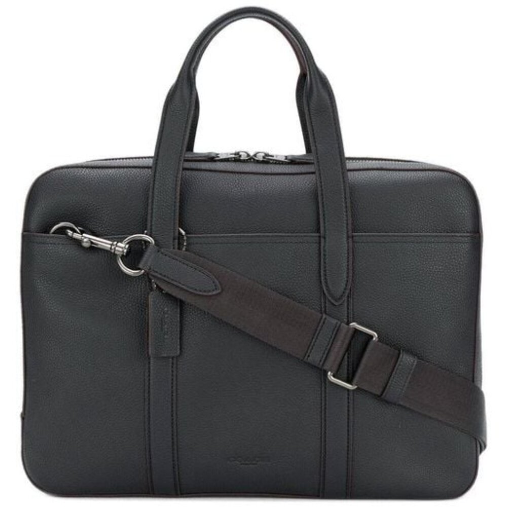 Coach Metropolitan Slim Men's Brief - Navy/Black